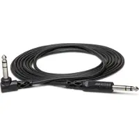 Hosa Technology CSS-103R Verbindungskabel sym. TRS auf TRS Winkelstecker, ca. 0,9 m (3 ft)