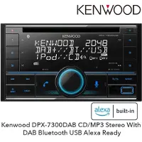 Kenwood Electronics DPX-7300DAB, Schwarz, 2 DIN, CD, AAC, FLAC, MP3, WAV, WMA, LCD, Deutsch, Englisch, Spanisch, Französisch, Russisch