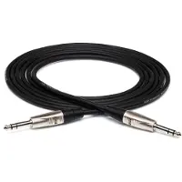 Hosa Technology HSS-005 REAN 1/4" TRS auf REAN 1/4" TRS Pro Balanced Interconnect, 5 Fu