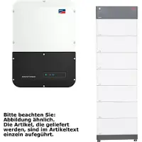 SMA Sunny Boy Storage 3.7 3.680W Wechselrichter mit 19.32kWh Batteriespeicher-Set