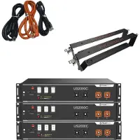 PYLONTECH 7,2 kWh Solarspeicher Lithium LiFePO4 inkl. Kabel, Halterung & BMS mit 0% MwSt nach §12 Abs. 3 UstG