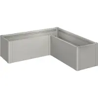 Biohort Hochbeet klassisch Pflanzbeet Belvedere Mini Gr. L150 152 x 152 x 45 cm quarzgrau