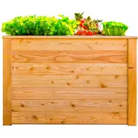 Westmann Klassik 100 Garten Hochbeet aus Holz Lärchenholz 100x65x66