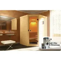 Weka Massivholz-Elementsauna LAUKKALA 1 3,6 kW OS +Leuchte x B x T x H x 144 x 144 x 200