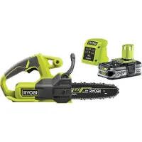 Ryobi – Kompakte elektrische Kettensäge 18 V ONE+ 20 cm – Werkzeug zum Beschneiden kleiner Bäume