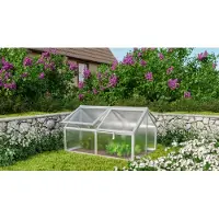Vitavia Vitavia, Hochbeet "Gamma", aluminium blank, 124 x 89 x 71 cm (ohne Unterbau), 4 mm HKP