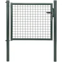 GAH Alberts Gust. Alberts GmbH & Co. KG Einzeltor, »Wellengitter«, LxH: 100x75 cm, anthrazit metallic - schwarz