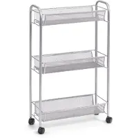 Zeller -Troll Universalregal, Metall, 44x17x70,5 cm, grau