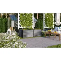 Vitavia Vitavia, Hochbeet "Linus 630", granit/ schwarz, 188 x 96 x 63 cm (L x B x H)