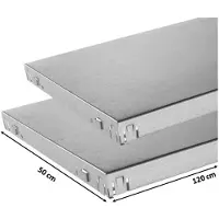 Schulte Zusätzliche Böden, für Steckregale, B 1200 x T 500 mm, verzinkt