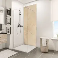 Schulte Duschrückwand DecoDesign ExpressPlus Steinoptik Kalkstein 255 x 150 cm EP1901525 604