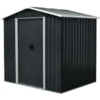 Pergart , Gerätehaus "Düsseldorf II 65", schwarz, 2,19 m²