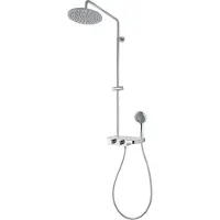 Breuer Duschsäule inkl. Thermostat Aquamaxx 340 Kopfbrause rund chrom 9263008000099