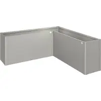 Biohort Hochbeet "BELVEDERE L-Form maxi 2 m, verschiedene Farben" 201x201x77 cm, extrem langlebig, aus Metall