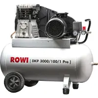 Rowi Kompressor ölgeschmiert 3000 W, 100 Liter - DKP 3000/100/1 Pro