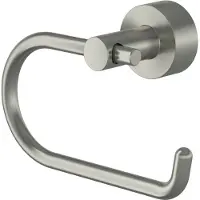 Lenz Toilettenpapierhalter »SCALA«, Nickel-matt, Montageart: Kleben oder Bohren - silberfarben