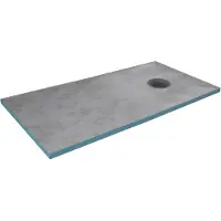 Aurlane Showerboard grau 90 x 160 x 4 cm