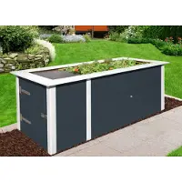 Weka Profi-Hochbeet 669, anthrazit/weiss B x T x H 217,6 x 91,7 x 81