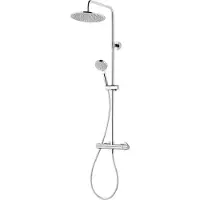 Schulte Duschsystem 'Rain III Modern Plus' mit Thermostat, rund, 110 cm