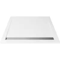 Breuer Duschwanne Classic Line 100 x 100 x 3,5 cm weiß mit Ablaufrinne 1935011000020