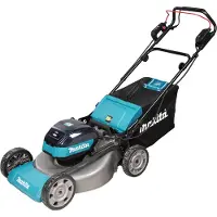 Makita Akku-Rasenmäher, 40 V max., 53 cm, 70 l, 1.900 W, inkl. Akku + Doppel-Schnellladeger.