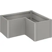 Biohort Hochbeet "BELVEDERE L-Form mini 1, verschiedene Farben" 102x102x45 cm, extrem langlebig, aus Metall