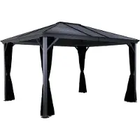 Sojag Ventura 1014 Metall Pavillon mit festem Dach 3x4 m