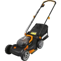 WORX Akkurasenmäher "WG743E" 40V/ 2x4Ah 500m², 40cm/20-80mm, 45 Liter