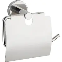 Wenko Toilettenpapierhalter »Bosio Shine«, Edelstahl, Edelstahlfarben - silberfarben