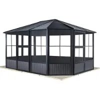 Sojag Charleston 1212 Metall Pavillon mit Seitenteilen 4x4 m