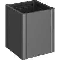 Biohort Hochbeet "BELVEDERE midi 0,5x0,5; verschiedene Farben" 53x53x61 cm, extrem langlebig, aus Metall