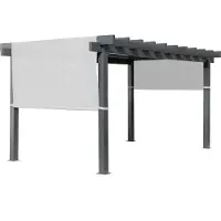 Sojag Yamba 1016 Metall Pergola mit Sonnensegel 3x5 m