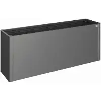 Biohort 65022, 685 l, Rechteck, Grau, Aluminium, Galvanisiertes Stahl, Gemüsebeet