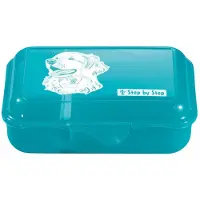 Step by step Lunchbox "Dog Basty", Türkis