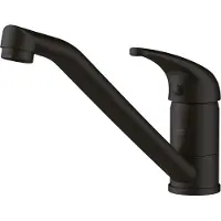 Lenz Küchenarmatur »AURORA«, 3/8", Messing, schwarz-matt