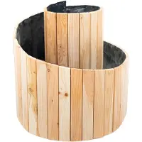 Westmann Lärchenholz Kräuterspirale Luise Natur 400x55x77 cm
