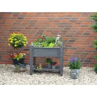 Promadino Blumenkasten Kräuterbeet klein, BxTxH: 90x60x84,5 cm
