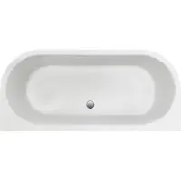 OTTOFOND Badewanne »Modena«, BxHxL: 75 x 44 x 165 cm, oval - weiss
