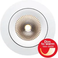 The Light Group LED-Einbaustrahler ONE 360° weiß (mit Dim-To-Warm) SLC1141 7070938062145