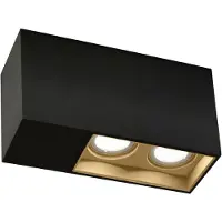 Wever & Ducre Downlight Plano 2.0, dimmbar, schwarz, für Wohn- / Esszimmer, Aluminium, Modern, Deckenlampe