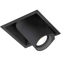 Wever & Ducre Einbaustrahler Einbaustrahler BLIEK SQUARE CEILING REC 1.0 PAR16 schwarz 125220B0 5404037301782
