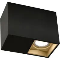 Wever & Ducre LED-Downlight PLANO SURFACE 1.0 LED schwarz Champagner 2700K 118564CH3 5404037301256