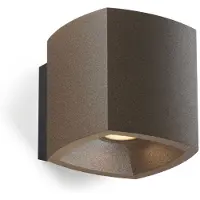 LIGHT-POINT Mirage 1 Wandleuchte In/Out Rust - , dimmbar, Braun / Rost, für Keller, Aluminium