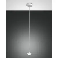 FABAS LUCE LED Pendelleuchte Hale Ø100mm 8W Warmweiß Weiß