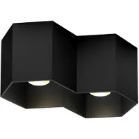 Wever & Ducre LED-Downlight HEXO CEILING SURF 2.0 - 2700K B schwarz 186658B3 5404037315321