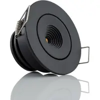 The Light Group LED-Einbaustrahler MINI ONE TILT schwarz 2700K (schwenkbar) SLC1201 7070938064774