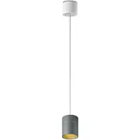 OLIGO Tudor M LED-Pendelleuchte 1-flammig mit unsichtbarer Höhenverstellung-Grau matt-mit Tunable White (2200K - 5000K)