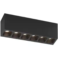 Wever & Ducre LED-Downlight PIRRO Downlight CEILING SURF 6.0 LED schwarz 2700K 151664B3 5404037305605