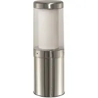 LCD Standleuchte kurz Edelstahl E27 IP65 45x14,5cm 1255 Made in Italy