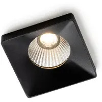 The Light Group LED-Einbaustrahler SQUARY schwarz 2700K 3234509 7070938054416